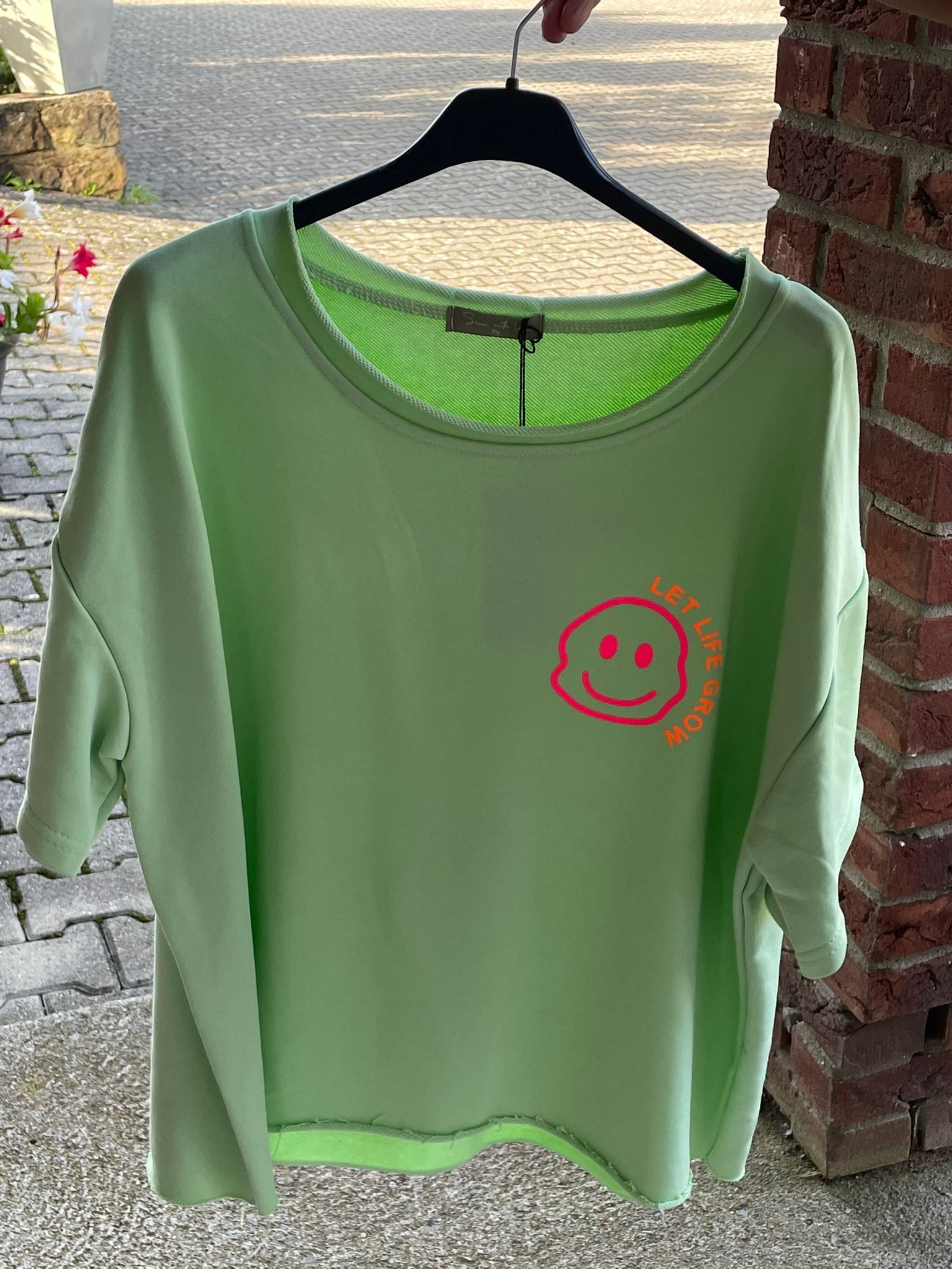 Sweat Kurzarm Let Life Grow