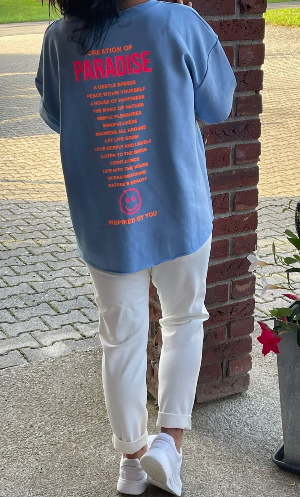 Sweat Kurzarm Let Life Grow