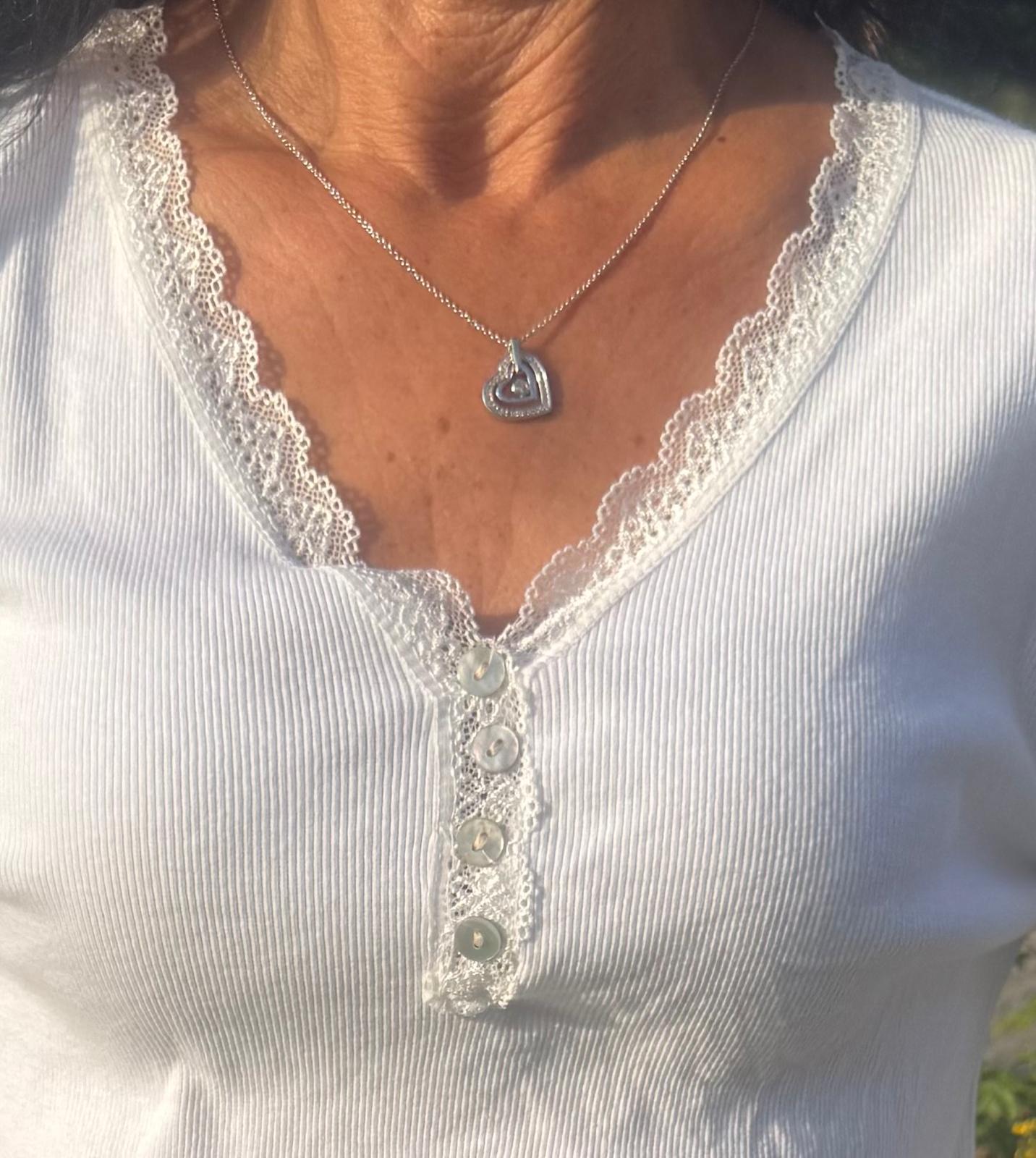 Langarmshirt "Spitze"