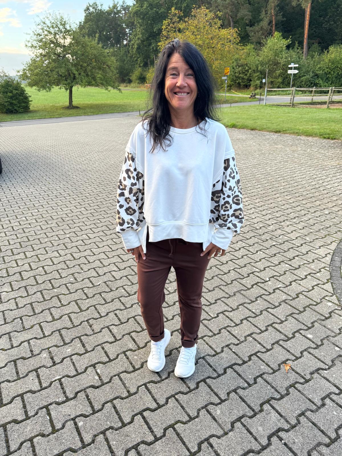 Sweatshirt Leo/White
