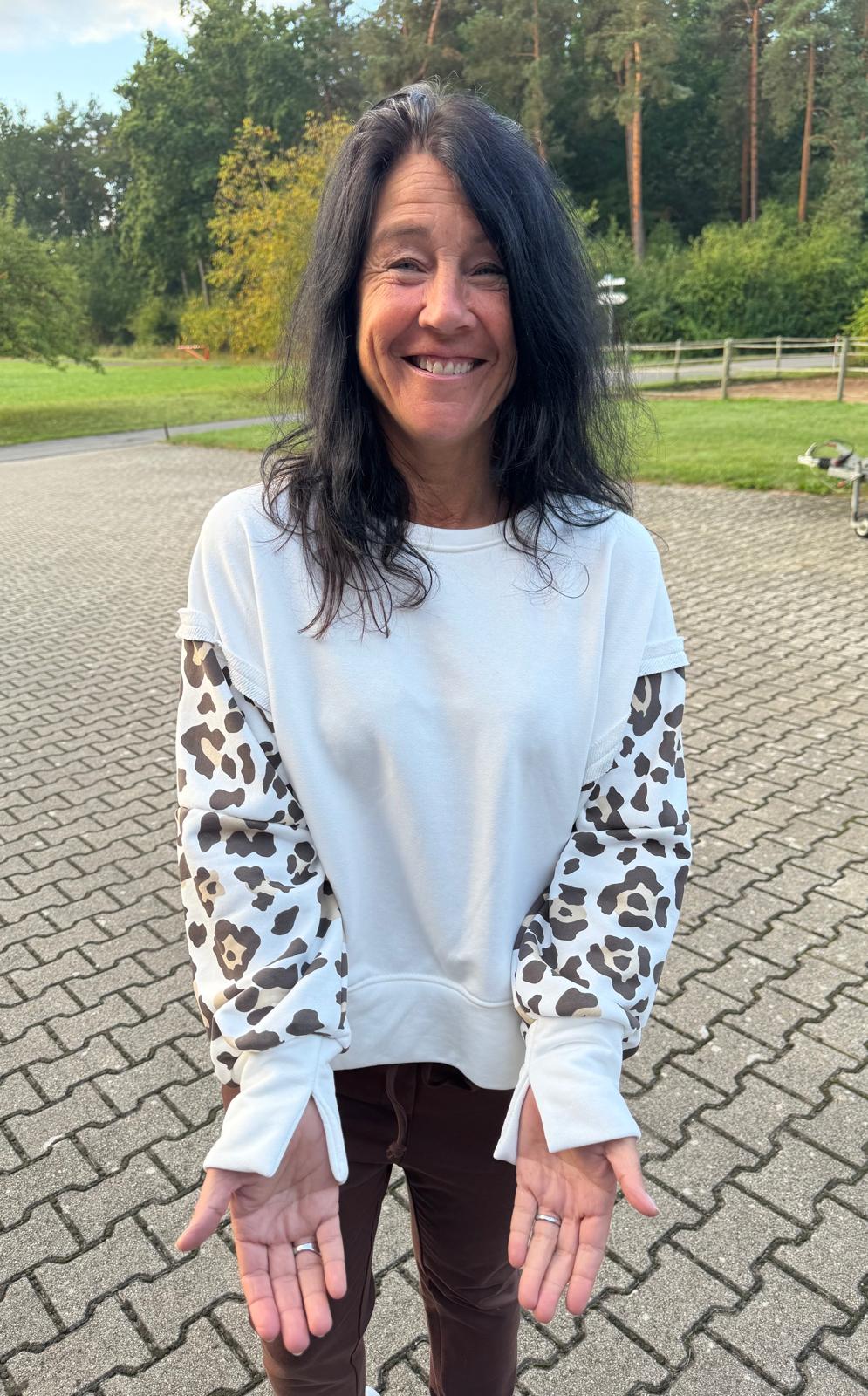Sweatshirt Leo/White