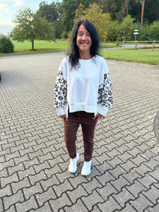 Sweatshirt Leo/White