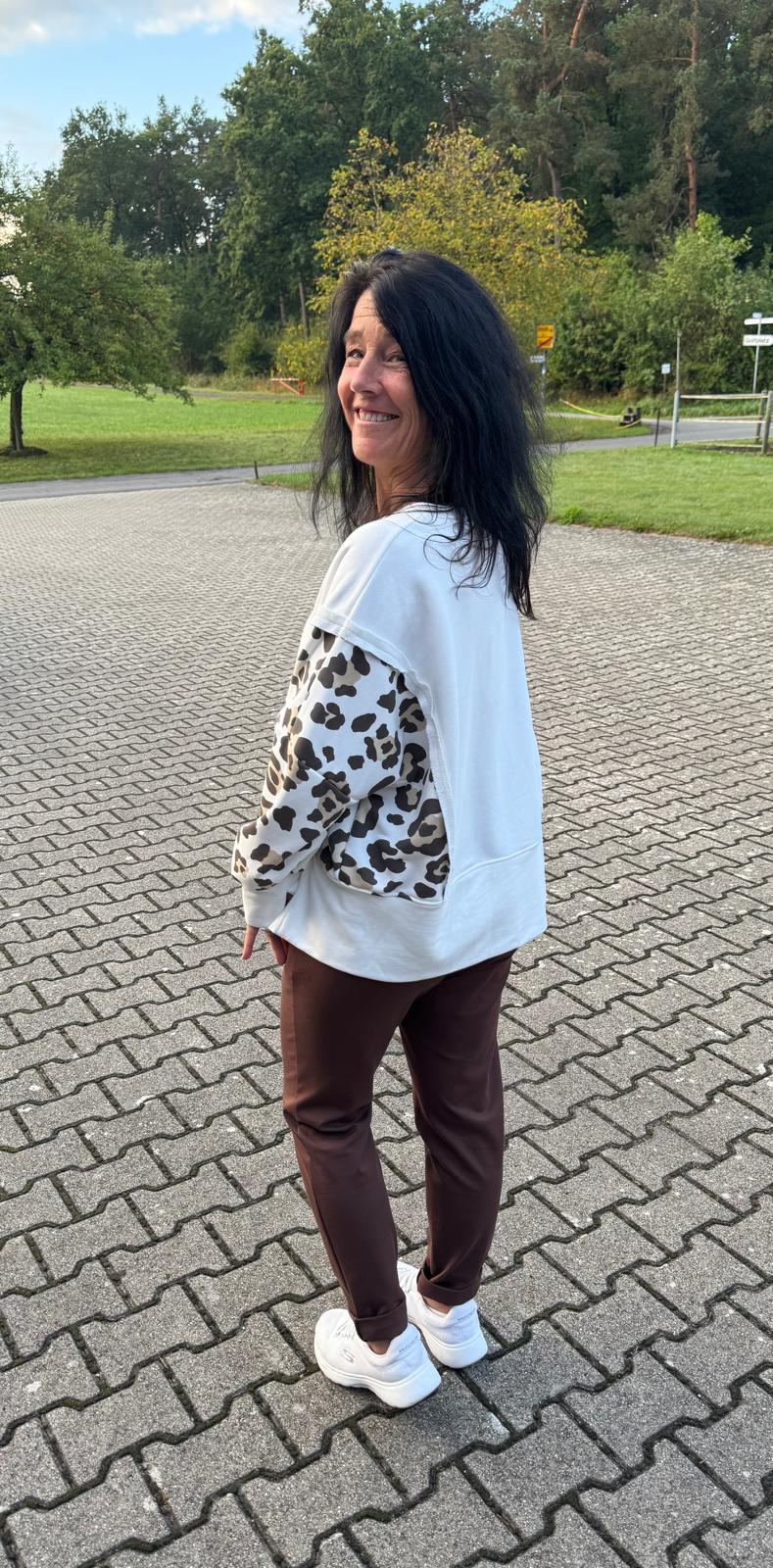 Sweatshirt Leo/White