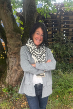 Lade das Bild in den Galerie-Viewer, Sweatshirt Jacke &quot;Emily&quot; grau
