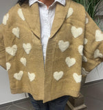 Lade das Bild in den Galerie-Viewer, Strickcardigan Herz
