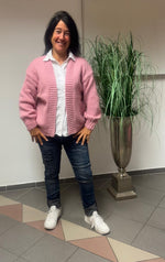 Lade das Bild in den Galerie-Viewer, Strickcardigan uni
