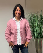 Lade das Bild in den Galerie-Viewer, Strickcardigan uni
