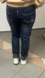 Lade das Bild in den Galerie-Viewer, Jeans mit Patches Blue Denim
