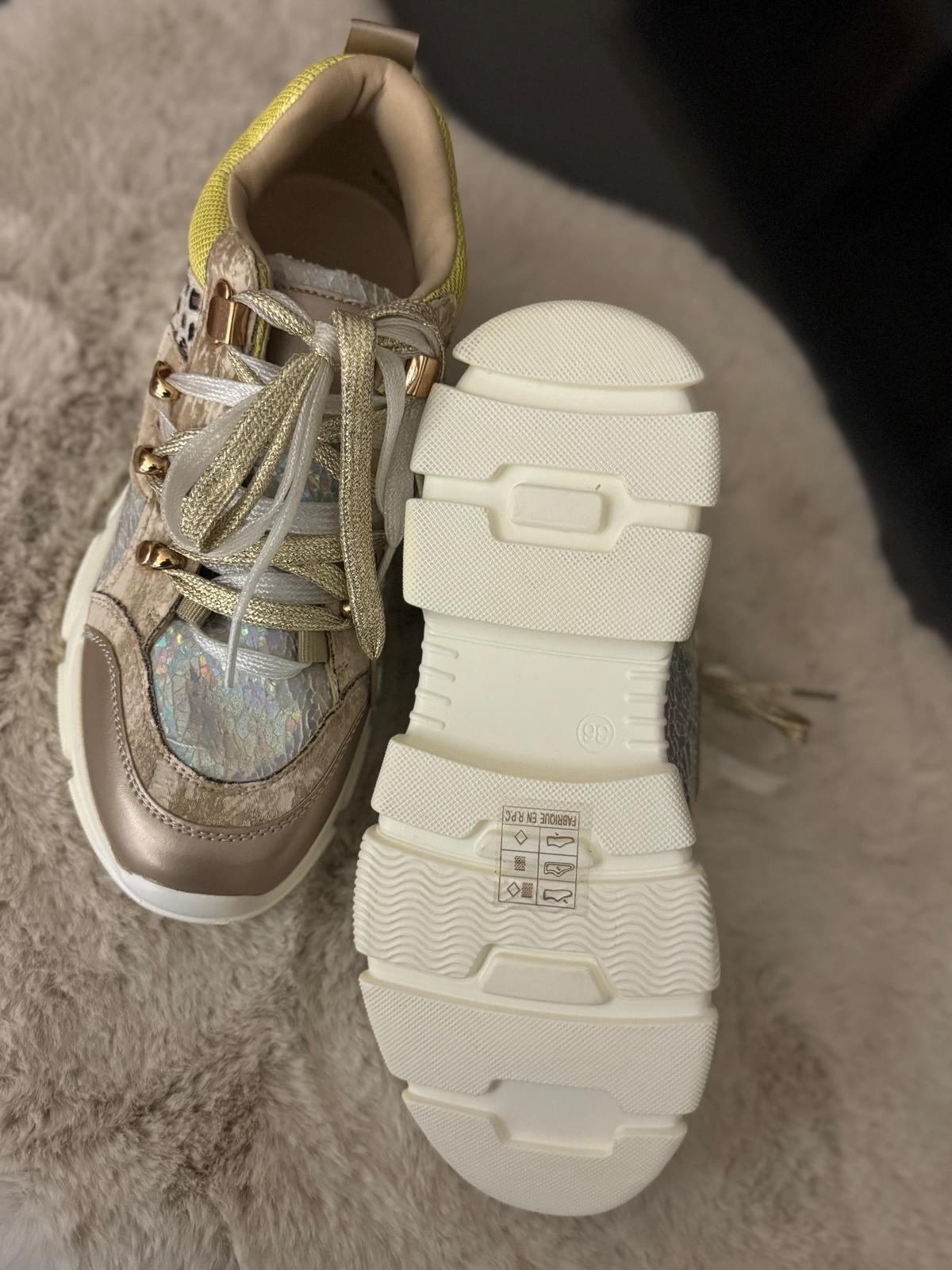 Sneaker Leo-Gold Gr. 36