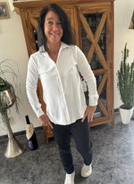 Lade das Bild in den Galerie-Viewer, Bluse Weiß mit Kragen
