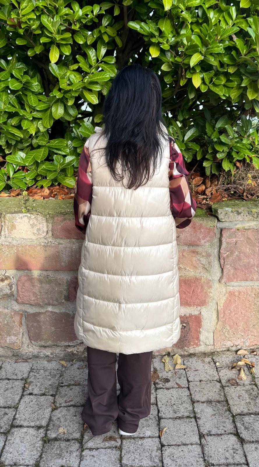 Steppweste Beige S-XXL