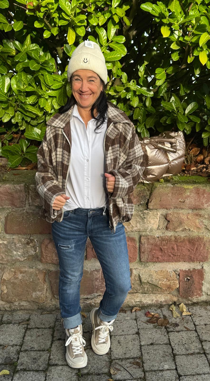 Mütze mit Fleece Smile