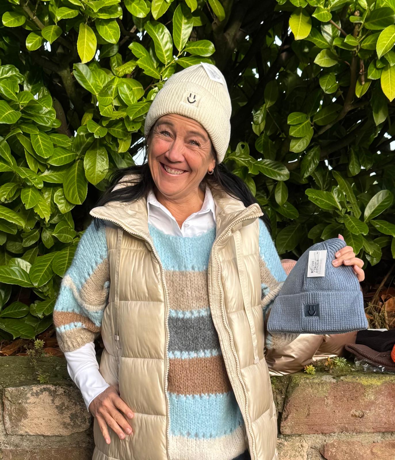 Mütze mit Fleece Smile