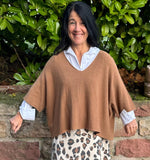 Lade das Bild in den Galerie-Viewer, Pullover V- Halbarm
