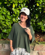 Lade das Bild in den Galerie-Viewer, Pullover V- Halbarm
