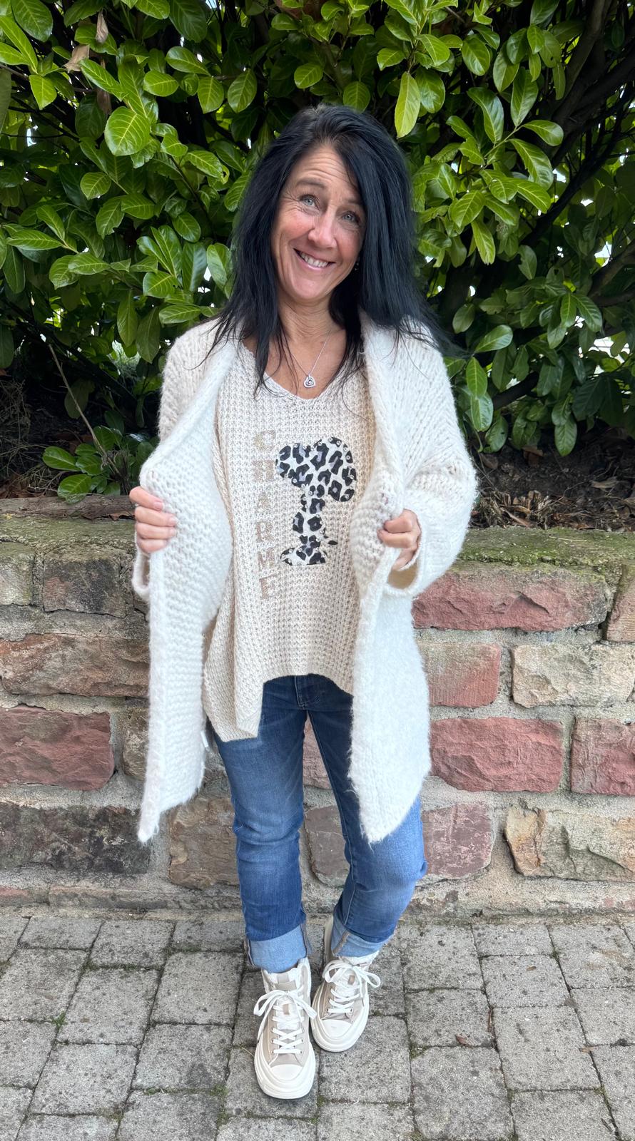 Strickpullover Snoopy Charme