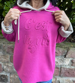 Lade das Bild in den Galerie-Viewer, Hoodie C´est la vie
