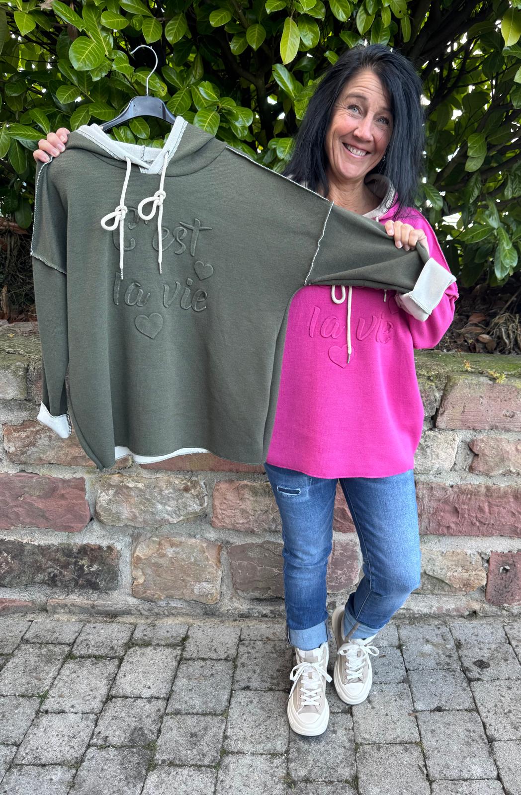 Hoodie C´est la vie