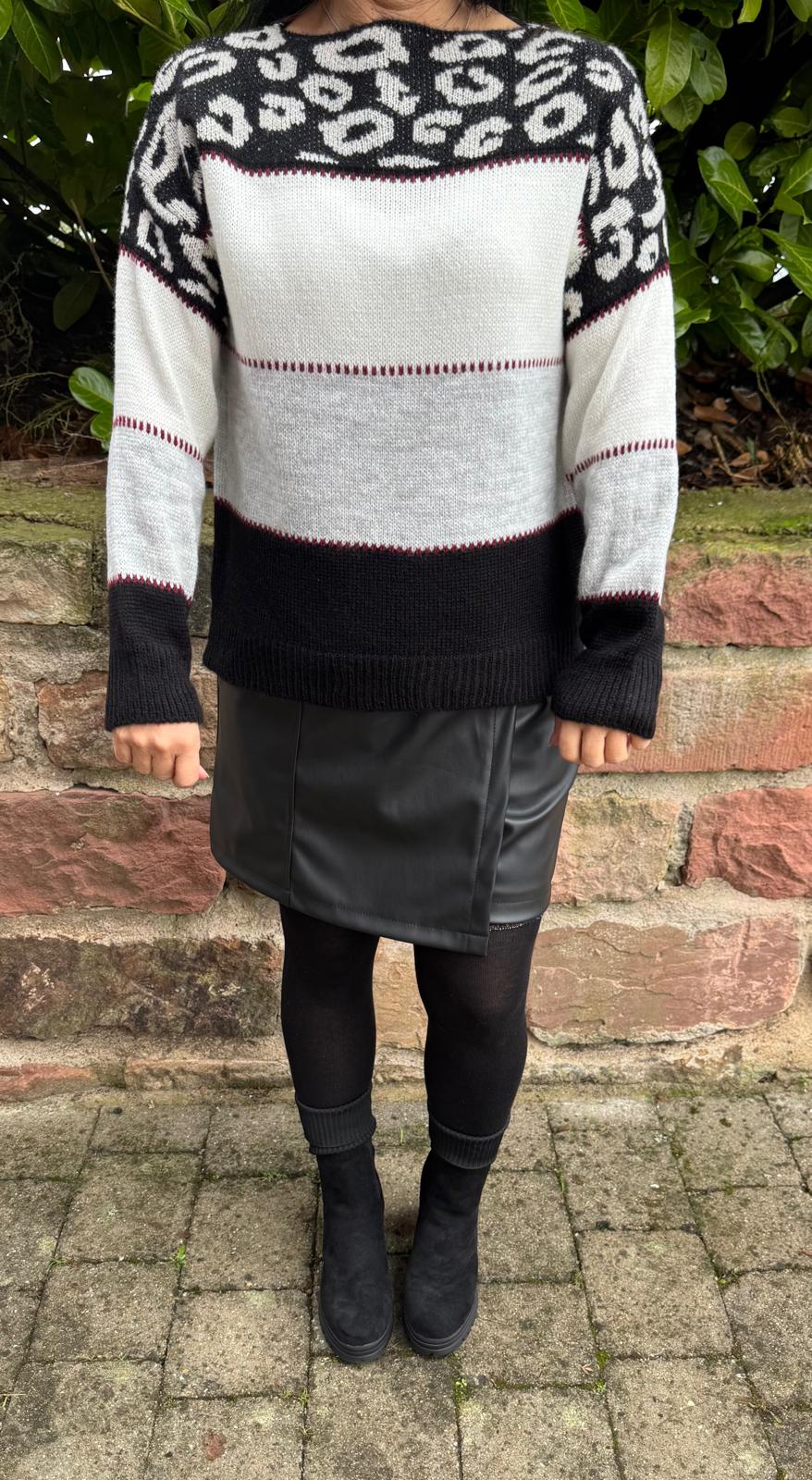 Rock/Hose Lederoptik