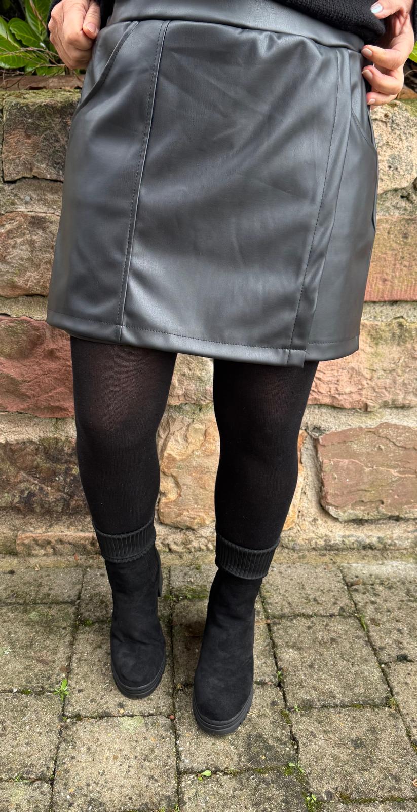 Rock/Hose Lederoptik