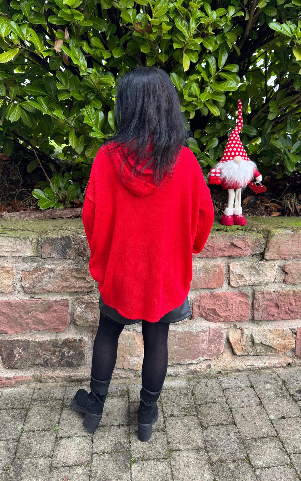 Strickpullover Hirsch