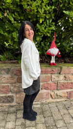 Lade das Bild in den Galerie-Viewer, Strickpullover Hirsch
