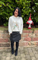 Lade das Bild in den Galerie-Viewer, Strickpullover Hirsch
