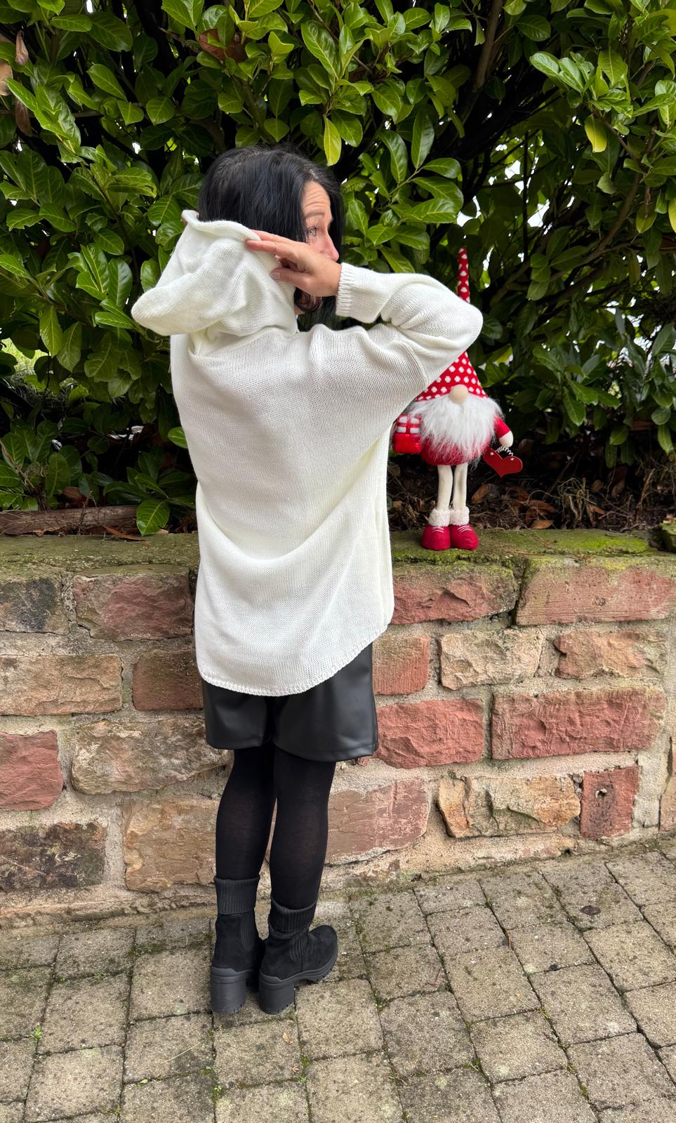 Strickpullover Hirsch