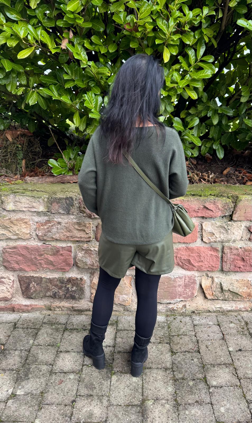 Rock/Hose Lederoptik