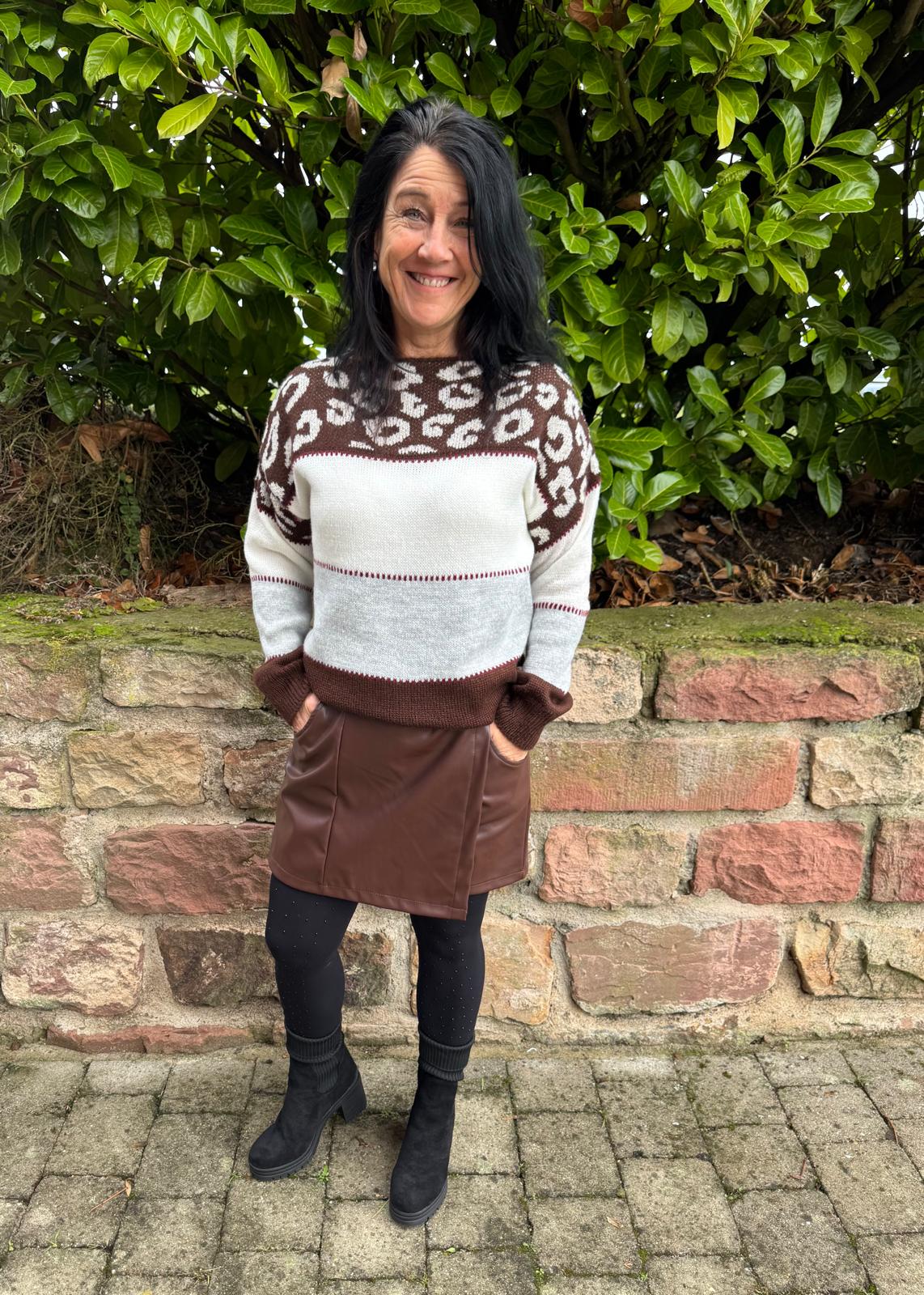 Rock/Hose Lederoptik