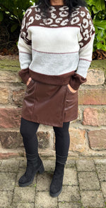 Lade das Bild in den Galerie-Viewer, Rock/Hose Lederoptik
