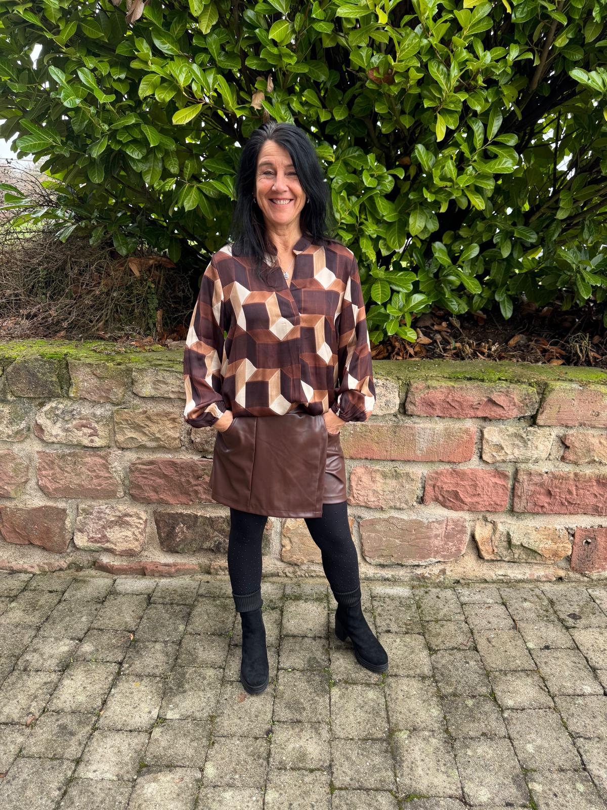 Rock/Hose Lederoptik