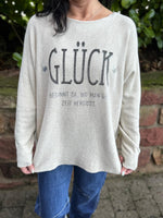 Lade das Bild in den Galerie-Viewer, Pullover Glück
