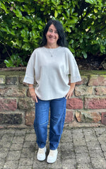 Lade das Bild in den Galerie-Viewer, Feinstrickpullover Perle
