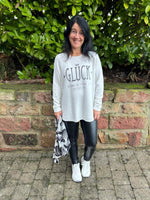 Lade das Bild in den Galerie-Viewer, Pullover Glück
