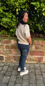 Lade das Bild in den Galerie-Viewer, Jeans mit Patches Blue Denim
