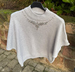 Lade das Bild in den Galerie-Viewer, Pullover Glitzer Kette kurzarm
