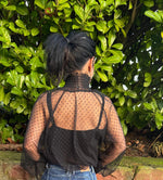 Lade das Bild in den Galerie-Viewer, Bluse Chiffon mit Stehkragen
