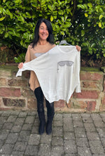 Lade das Bild in den Galerie-Viewer, Pullover "Glitzer Brille"
