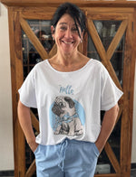 Lade das Bild in den Galerie-Viewer, T-Shirt "Hello Mops"
