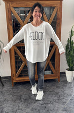 Lade das Bild in den Galerie-Viewer, Pullover Glück
