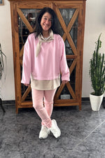 Lade das Bild in den Galerie-Viewer, Sweatshirt mit Schal Details
