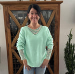 Lade das Bild in den Galerie-Viewer, Pullover V uni
