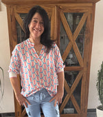 Lade das Bild in den Galerie-Viewer, Bluse "Raute"
