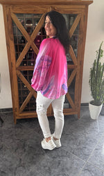 Lade das Bild in den Galerie-Viewer, Bluse Pink-Flieder
