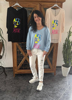 Lade das Bild in den Galerie-Viewer, Langarmshirt Skull Rock
