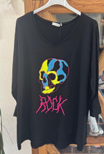 Lade das Bild in den Galerie-Viewer, Langarmshirt Skull Rock
