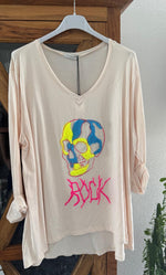 Lade das Bild in den Galerie-Viewer, Langarmshirt Skull Rock
