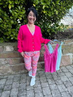 Lade das Bild in den Galerie-Viewer, Strickjacke uni kurz
