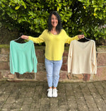 Lade das Bild in den Galerie-Viewer, Pullover V uni
